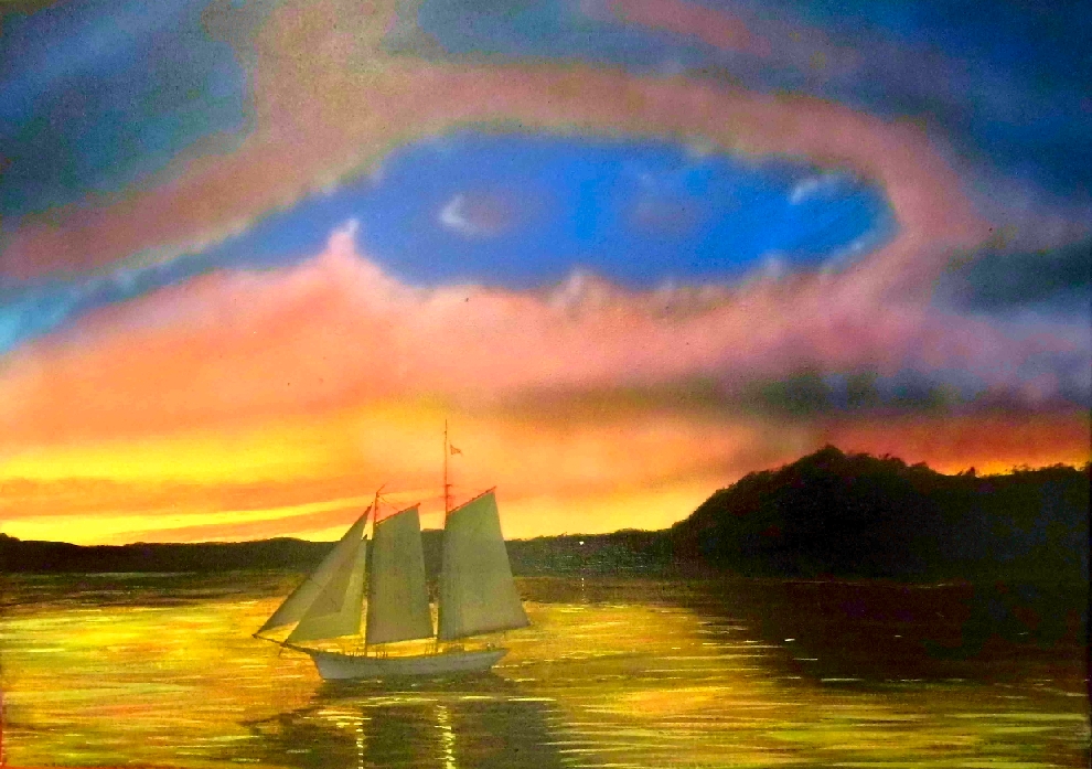 Sunset Schooner